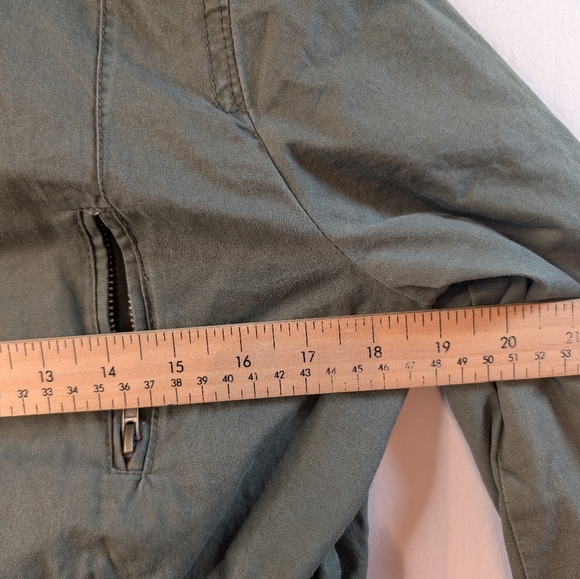 70.Streetwear Society Green Hooded‎ Jacket(Junior) - Picture 3 of 4